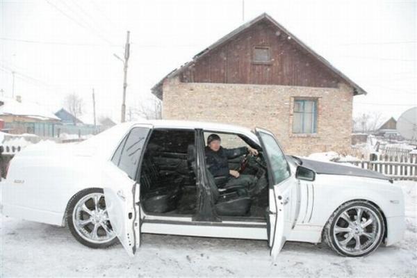 Обычный парень сделал Rolls-Royce из старого автомобиля  в своем гараже (ФОТО)
