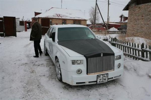 Обычный парень сделал Rolls-Royce из старого автомобиля  в своем гараже (ФОТО)