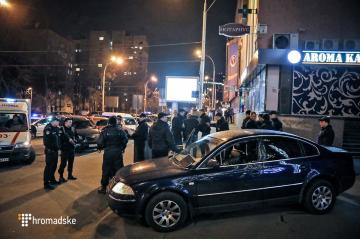 В центре Киева произошла перестрелка (ФОТО)
