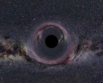 Ученые обнаружили черную дыру, которую выбросило из центра галактики