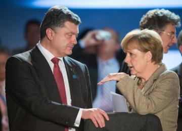 Президент Украины пообщался с канцлером Германии Ангелой Меркель
