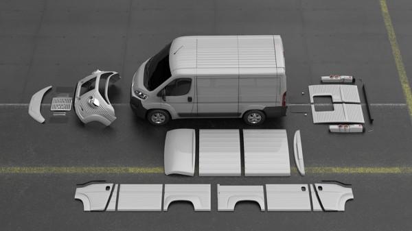 Назад в 40-е: Citroen Jumper превратили в классический фургон Type H (ФОТО)