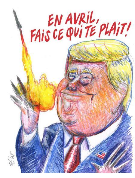 Charlie Hebdo опубликовал карикатуру на Дональда Трампа (ФОТО)