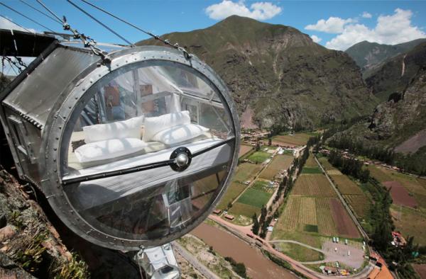 В Перу открылся необычный отель для поклонников острых ощущений (ФОТО)