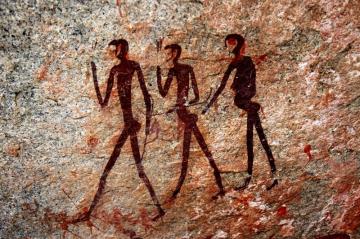 Ученые нашли фрагменты древней наскальной живописи