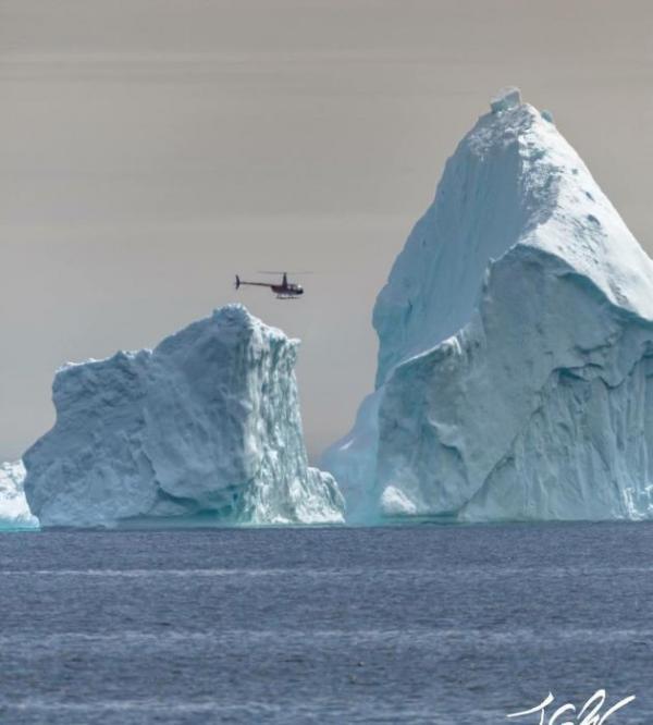 Завораживающее зрелище: парад айсбергов у канадского побережья (ФОТО)