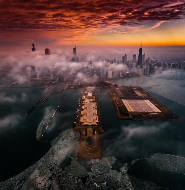 Чарующий "Город ветров" в работах талантливого фотографа из Чикаго (ФОТО)