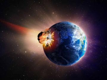 Ученые смоделировали столкновение астероида с Землей
