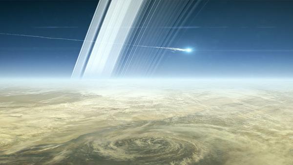 Зонд Cassini вошел в кольца Сатурна и прислал потрясающие снимки на Землю (ФОТО)