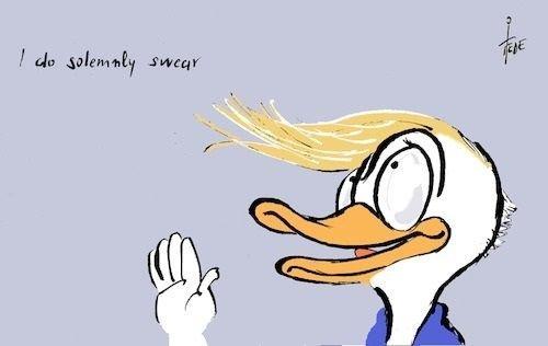 ТОП-10 лучших карикатур о работе Дональда Трампа (ФОТО)