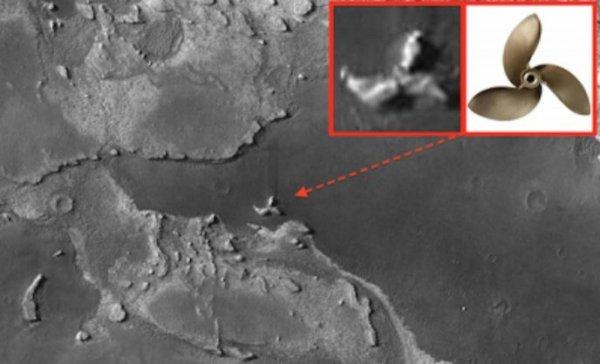 Уфолог нашел на Марсе вертолет пришельцев (ФОТО)