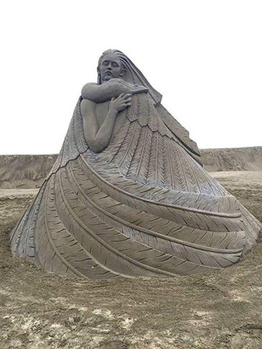 Шедевры из песка: яркие работы скульптора из Страны  восходящего солнца (ФОТО)