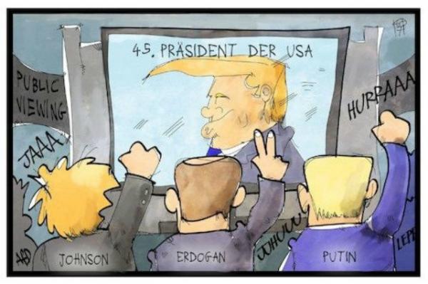 ТОП-10 лучших карикатур о работе Дональда Трампа (ФОТО)