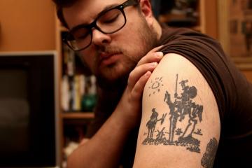 Удивительные татуировки по мотивам картин известных художников (ФОТО)