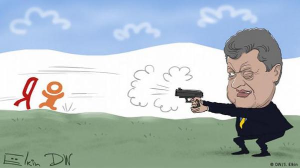 Виртуальное изгнание соцсетей Порошенко: реакция карикатуриста (ФОТО)