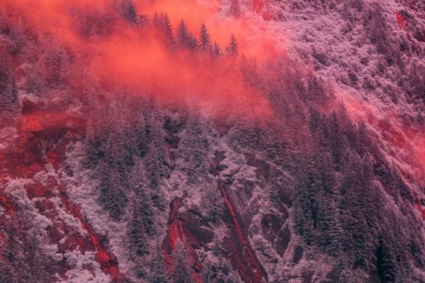 Красота Аляски в инфракрасных лучах (ФОТО)