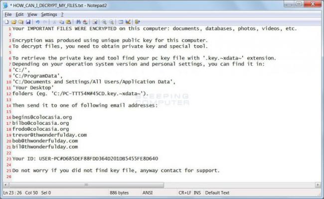 Новый вирус XData стремительно атакует Украину (ФОТО)