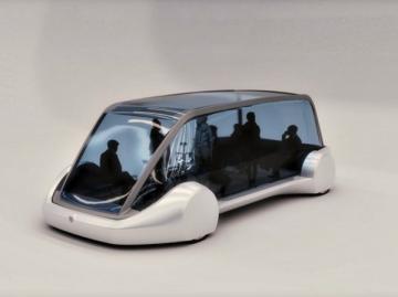 Tesla презентовала прототип нового подземного автобуса