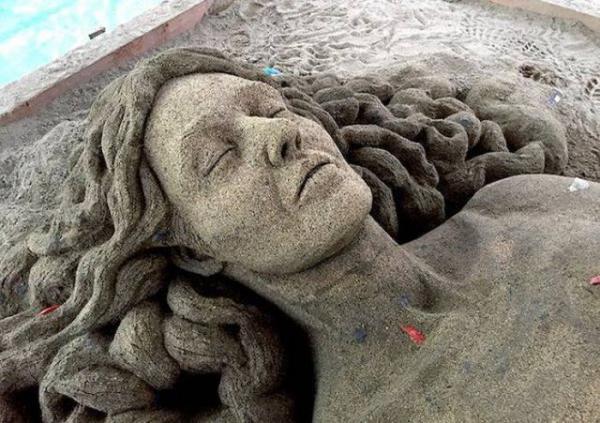 Шедевры из песка: яркие работы скульптора из Страны  восходящего солнца (ФОТО)