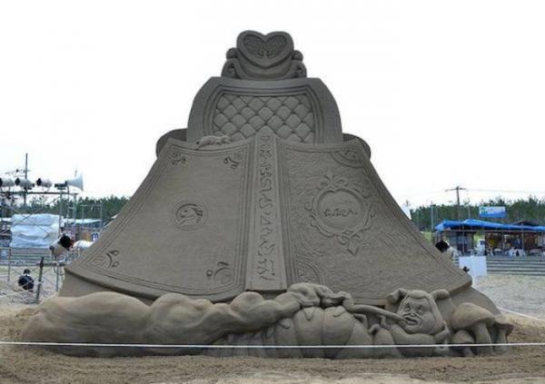 Шедевры из песка: яркие работы скульптора из Страны  восходящего солнца (ФОТО)