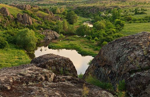 Природные красоты Украины: Актовский каньон в Николаевской области (ФОТО)