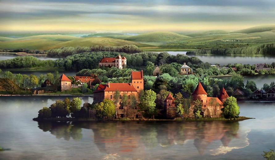 Тракайский замок - легендарное наследие Литвы (ФОТО)