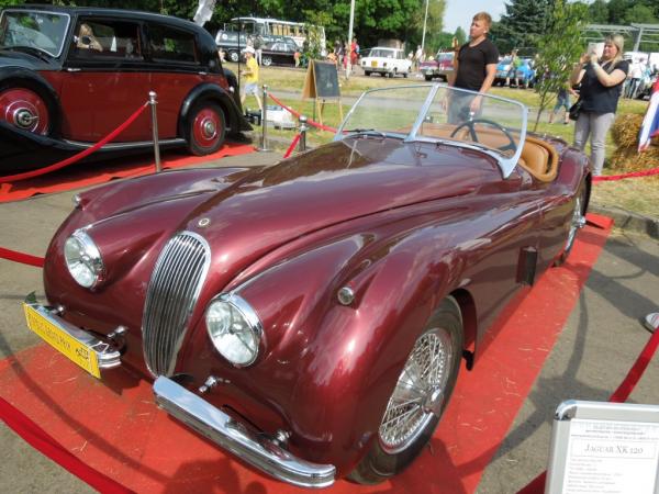 В Украине засветился легендарный суперкар Jaguar XK120 (ФОТО)