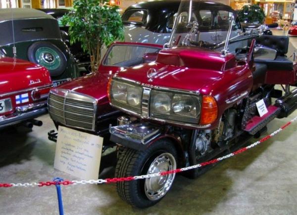 В единственном экземпляре: мотоцикл на базе Mercedes, поражающий оригинальностью (ФОТО)