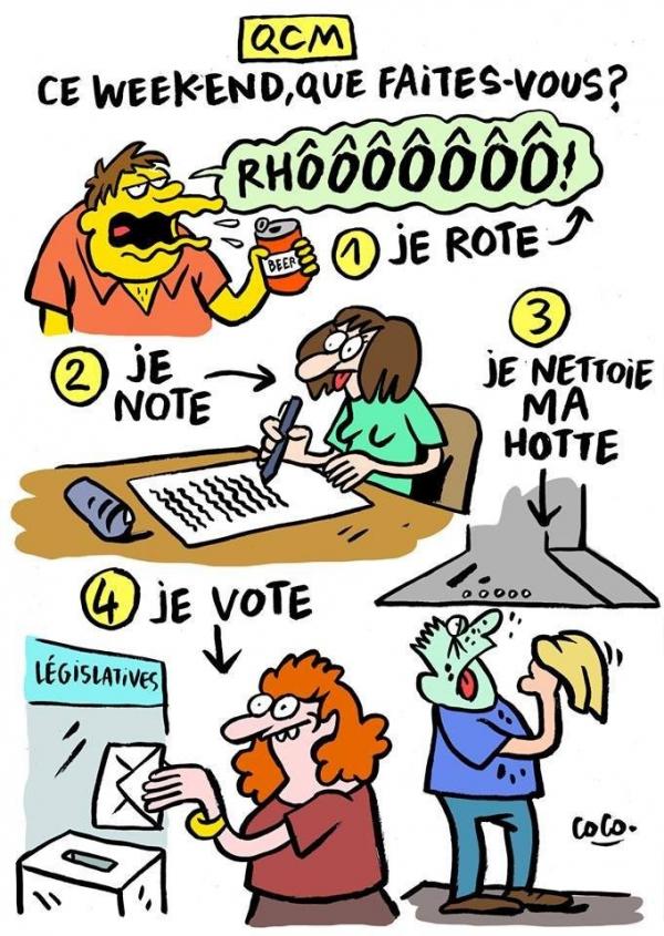 Парламентские выборы во Франции глазами Charlie Hebdo (ФОТО)