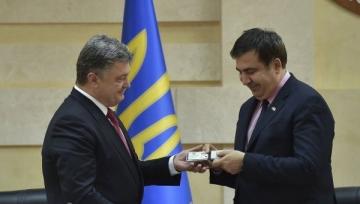 Михаил Саакашвили высмеял слова Порошенко о коррупции в Украине