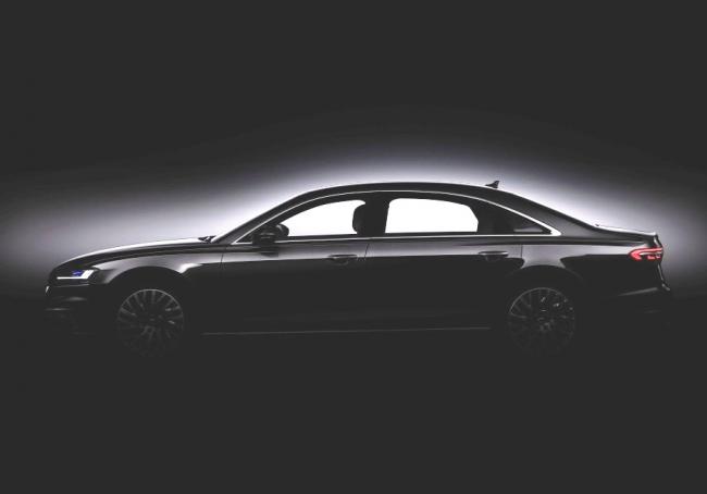 Audi представила тизер седана A8 нового поколения (ФОТО)