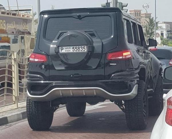 В Дубае замечен самый необычный внедорожник Mercedes-Benz (ФОТО)
