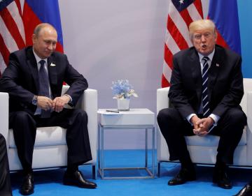 Встречу Трампа и Путина высмеяли с помощью карикатуры (ФОТО)