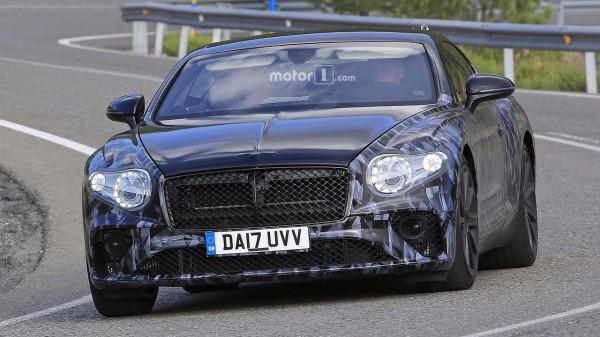 Новый шикарный Bentley Continental GT выехал на очередные тесты (ВИДЕО)
