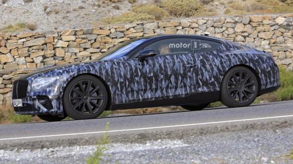 Новый шикарный Bentley Continental GT выехал на очередные тесты (ВИДЕО)