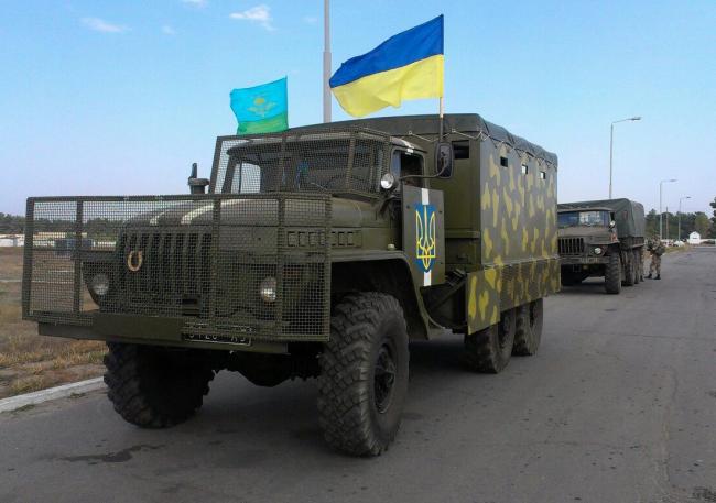 В Донецкой области военный грузовик протаранил маршрутку, есть пострадавшие