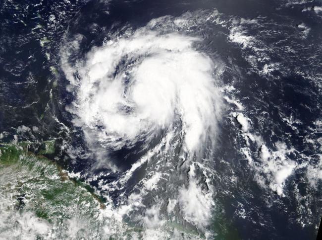 NASA опубликовало видео с развитием урагана «Мария» (ВИДЕО)