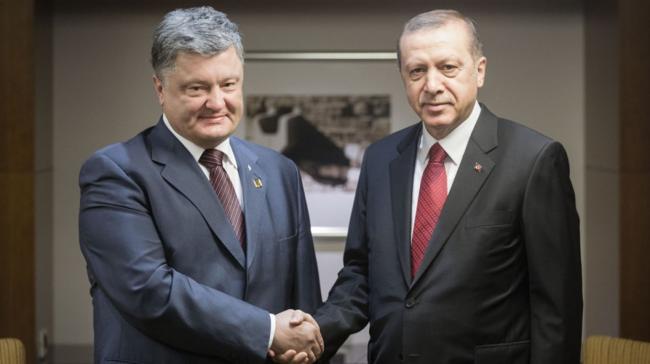 Петр Порошенко встретился с главой Турции в Киеве (ВИДЕО)