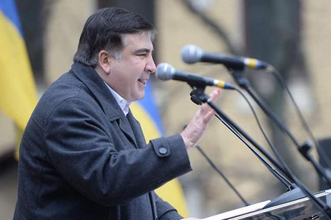 Единые идеи: Саакашвили повторил требования Вашингтона во время митинга под Верховной Радой