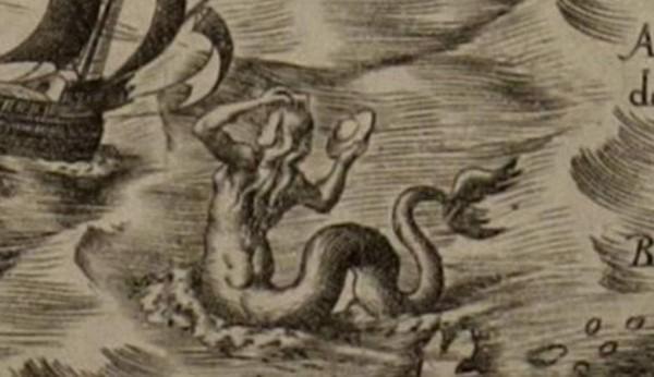 Историки обнаружили на древнем документе изображение русалки с НЛО в руке (ФОТО)