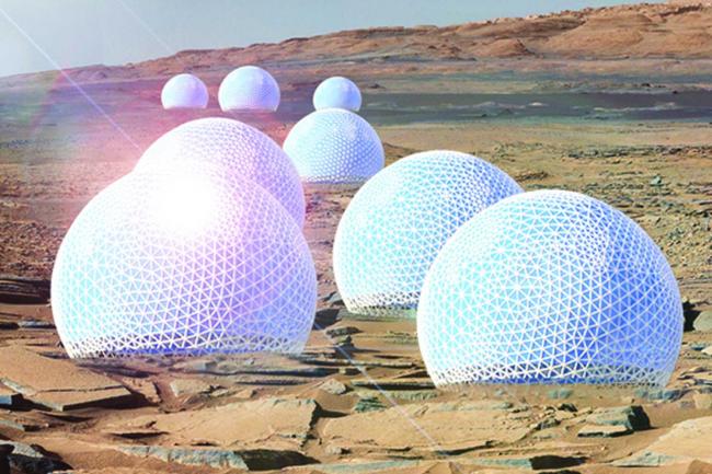 Американские ученые предложили новую концепцию поселения для колонистов Марса