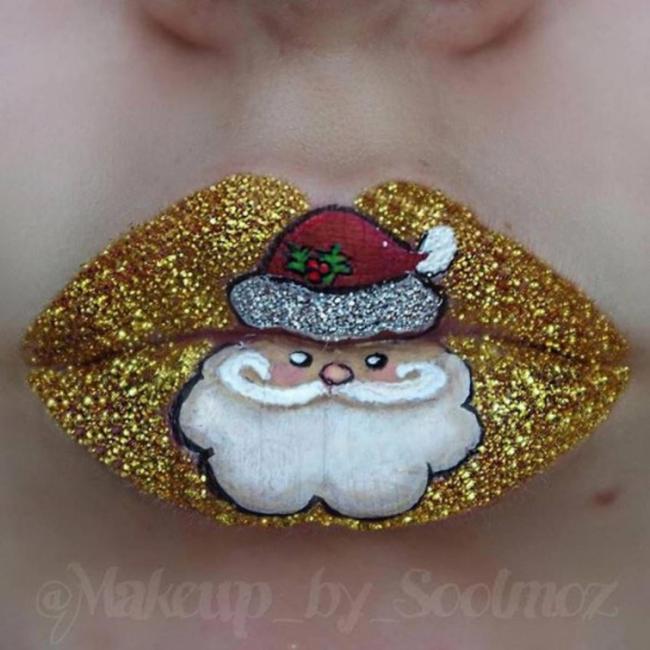 Рождественские губы – новый тренд в соцсети Instagram (ФОТО)