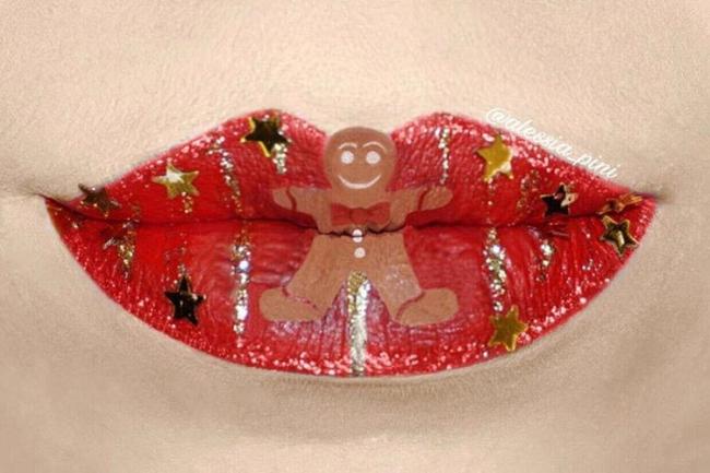 Рождественские губы – новый тренд в соцсети Instagram (ФОТО)
