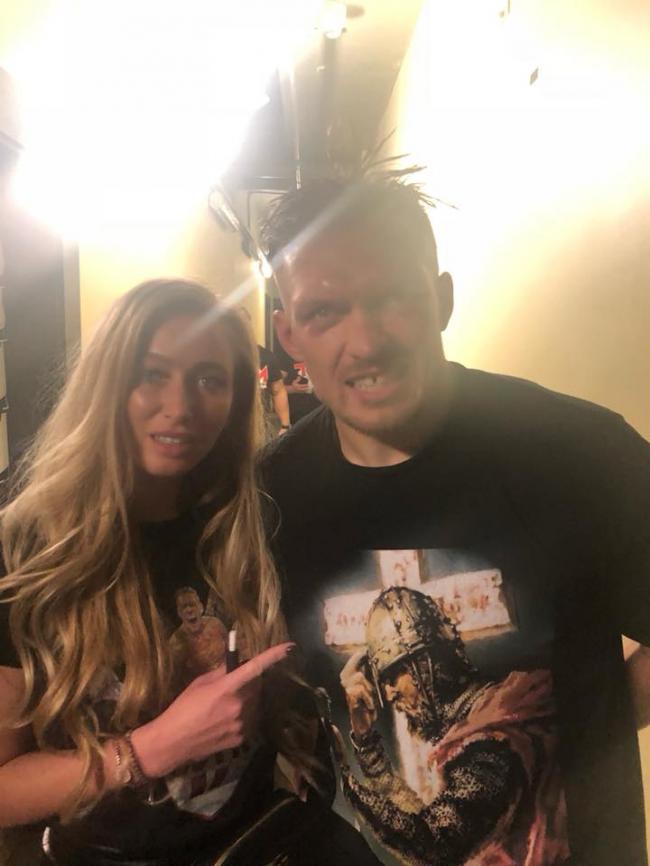 Кличко смотрел бой Усика в компании известной украинки (ФОТО)