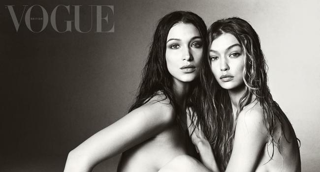 Сестры Хадид разделись для фотосессии Vogue (ФОТО)