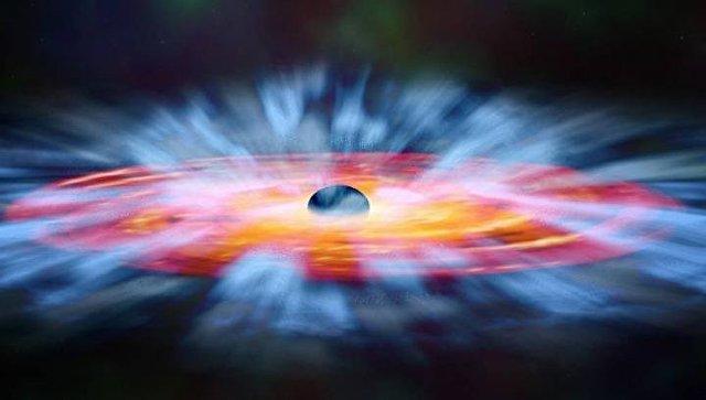 Астрономы открыли "фабрику молекул" в окрестностях черных дыр