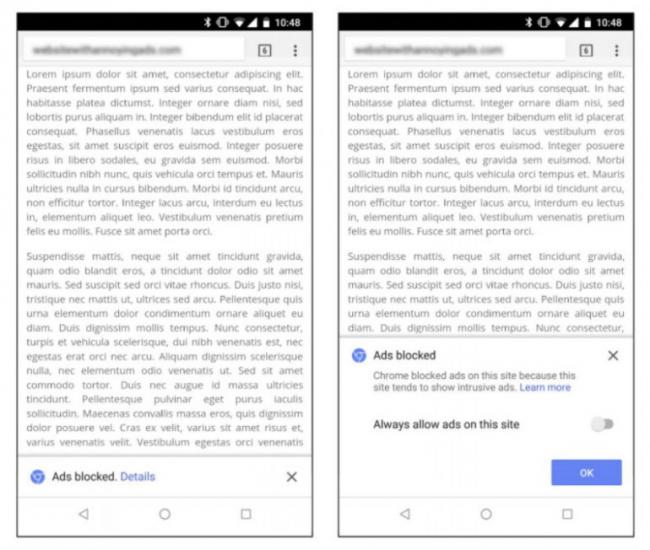 В Google Chrome появится собственный блокировщик рекламы (ФОТО)