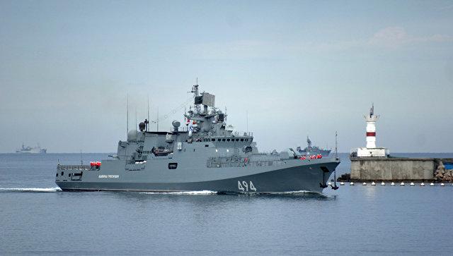 Спутники зафиксировали выход российских кораблей с базы Тартус