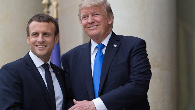 Макрон заявил об "особой ответственности" Франции и США