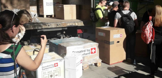 Швейцария окажет гуманитарную помощь жителям Донбасса